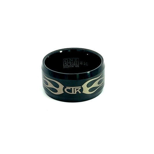 Ignitor Flame Black Titanium CTR Ring