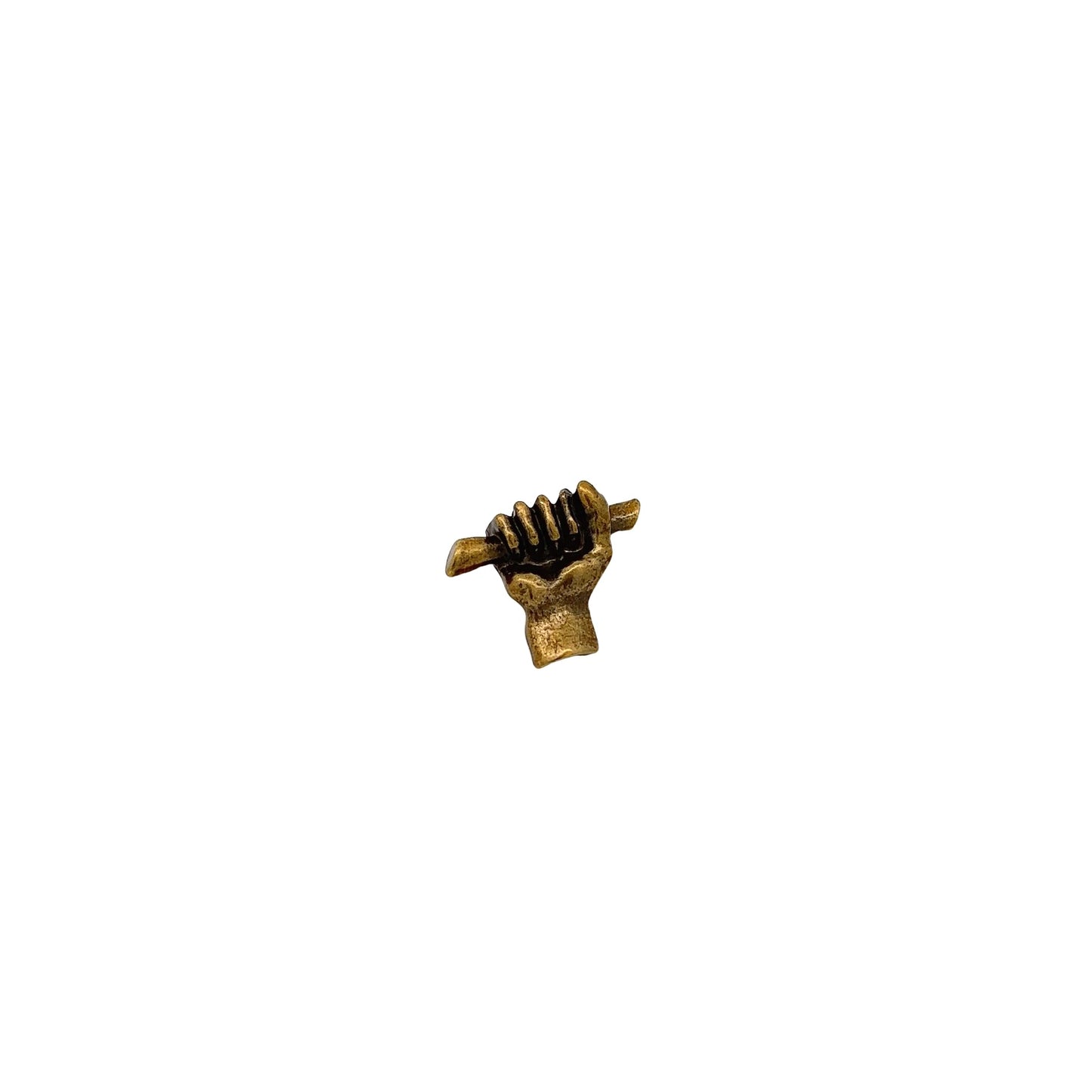 Hold to the Rod Pin | Antique Gold