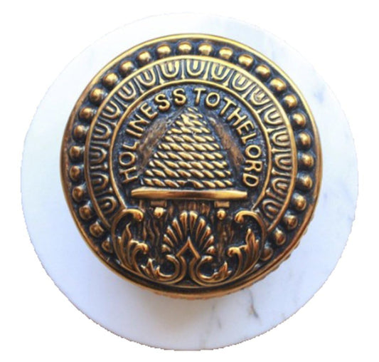 Salt Lake Temple Doorknob Paperweight | Marble Base