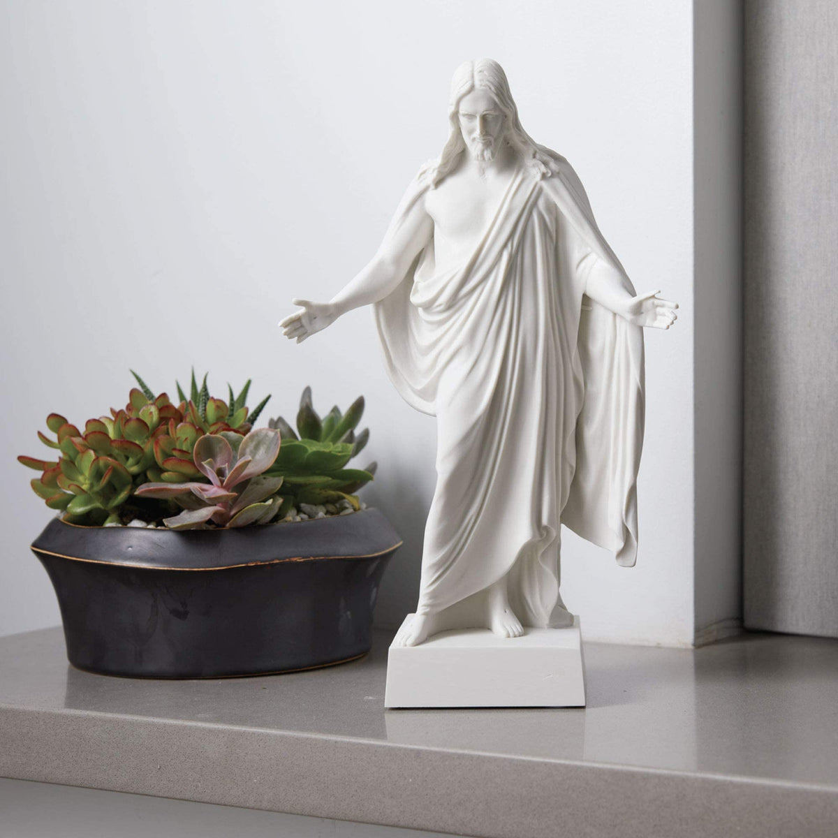 Christus Statue 19 inch | White Cultured Marble