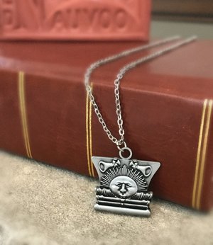 Nauvoo Temple Sunstone Necklace | Antique Silver
