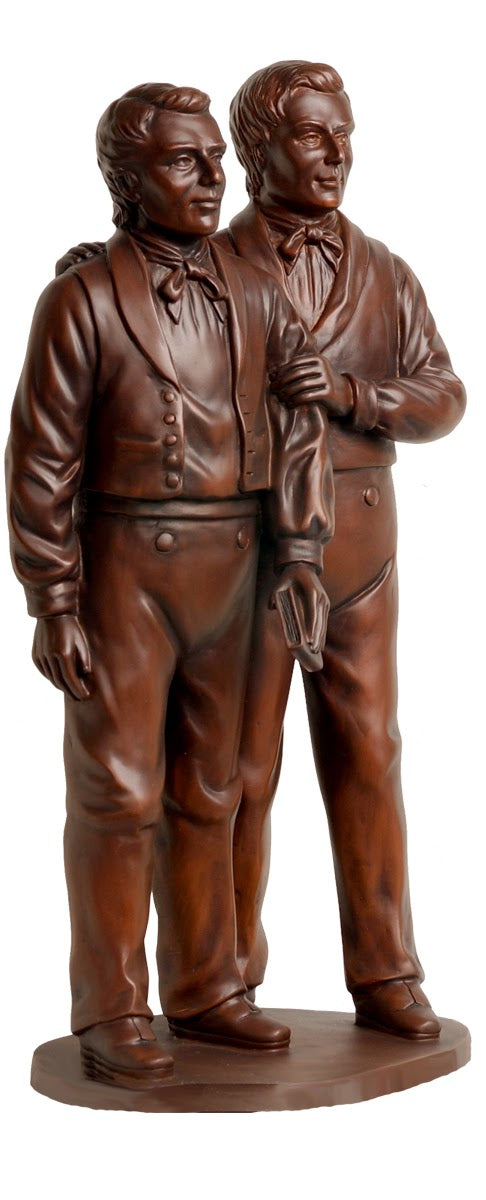 Brothers Joseph & Hyrum 3 Inch | Bronze Tone