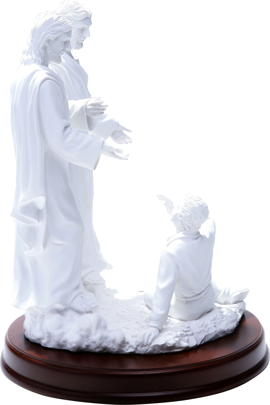 First Vision Statue 11 Inch | White Cultured Marble
