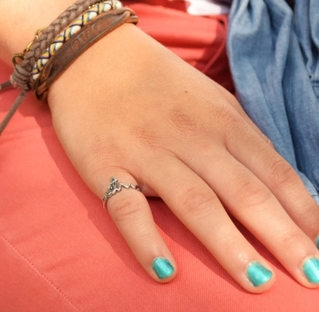 Cursive CTR Ring