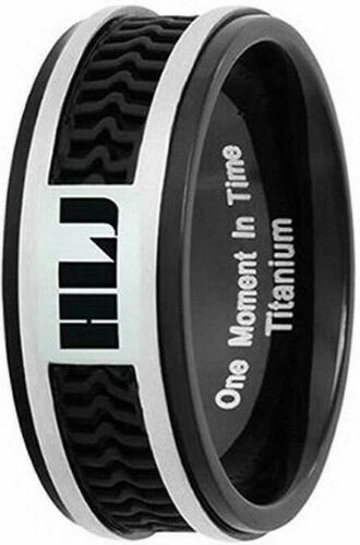 Elements Titanium HLJ Ring with Rubber Inlay