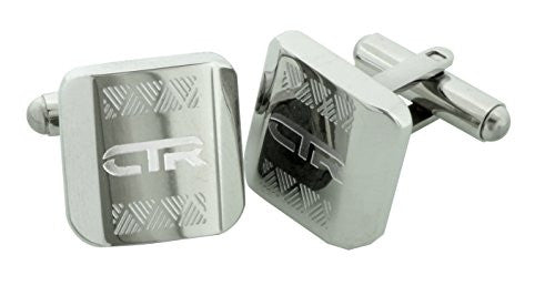 L2 Cufflinks CTR Engraved Stainless Steel