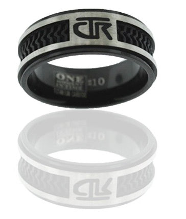 Elements Titanium CTR Ring with Rubber Inlay