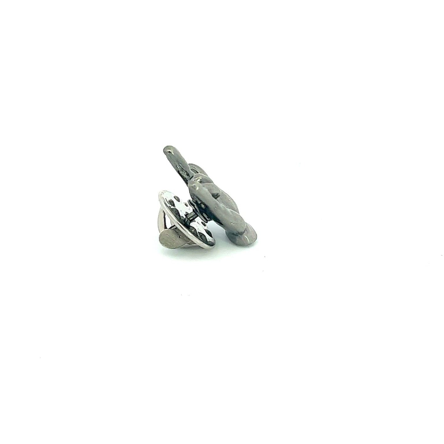 I Love You American Sign Language Pin | Antique Silver