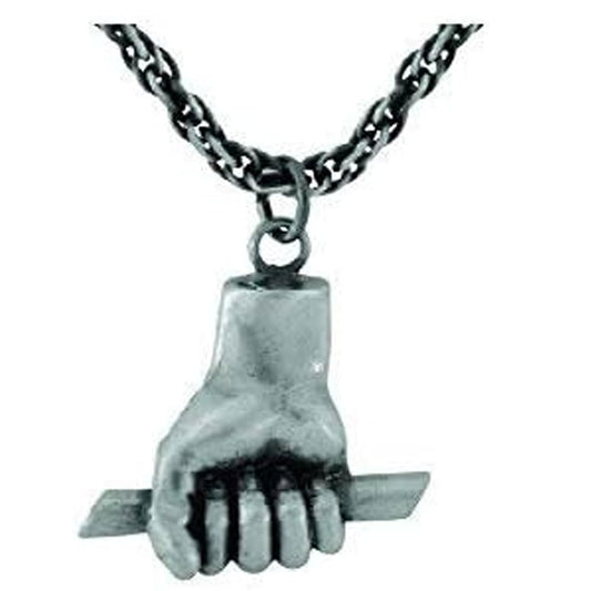 Hold to the Rod Necklace | Antique Silver