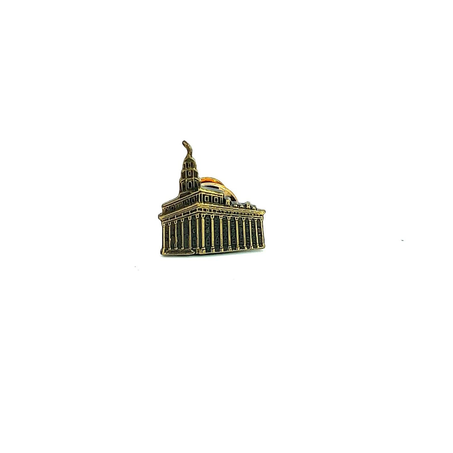Nauvoo Temple Pin | Antique Gold