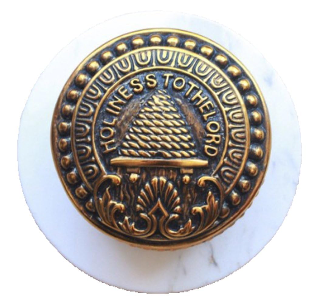 Salt Lake Temple Doorknob Paperweight | Marble Base
