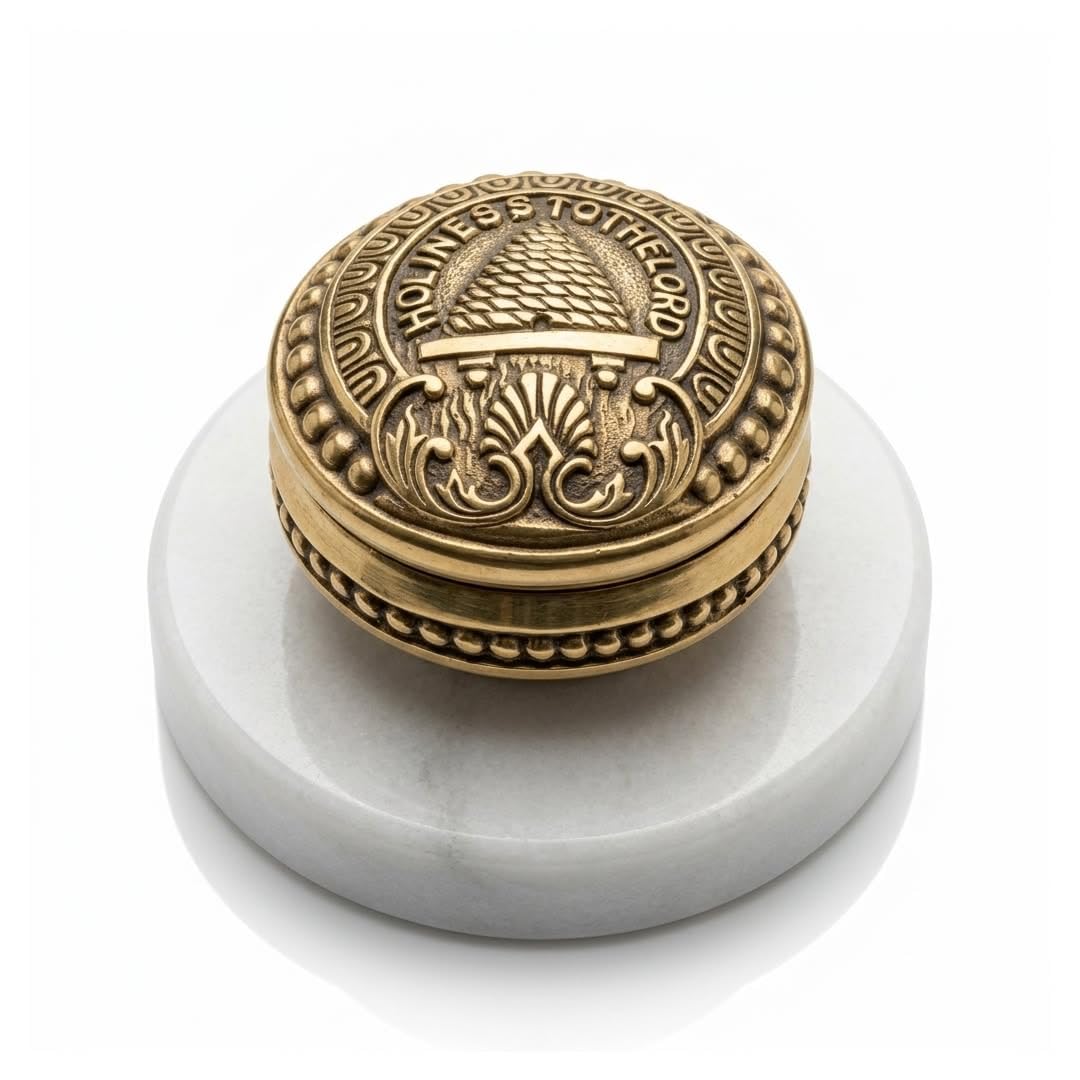 Salt Lake Temple Doorknob Paperweight | Marble Base