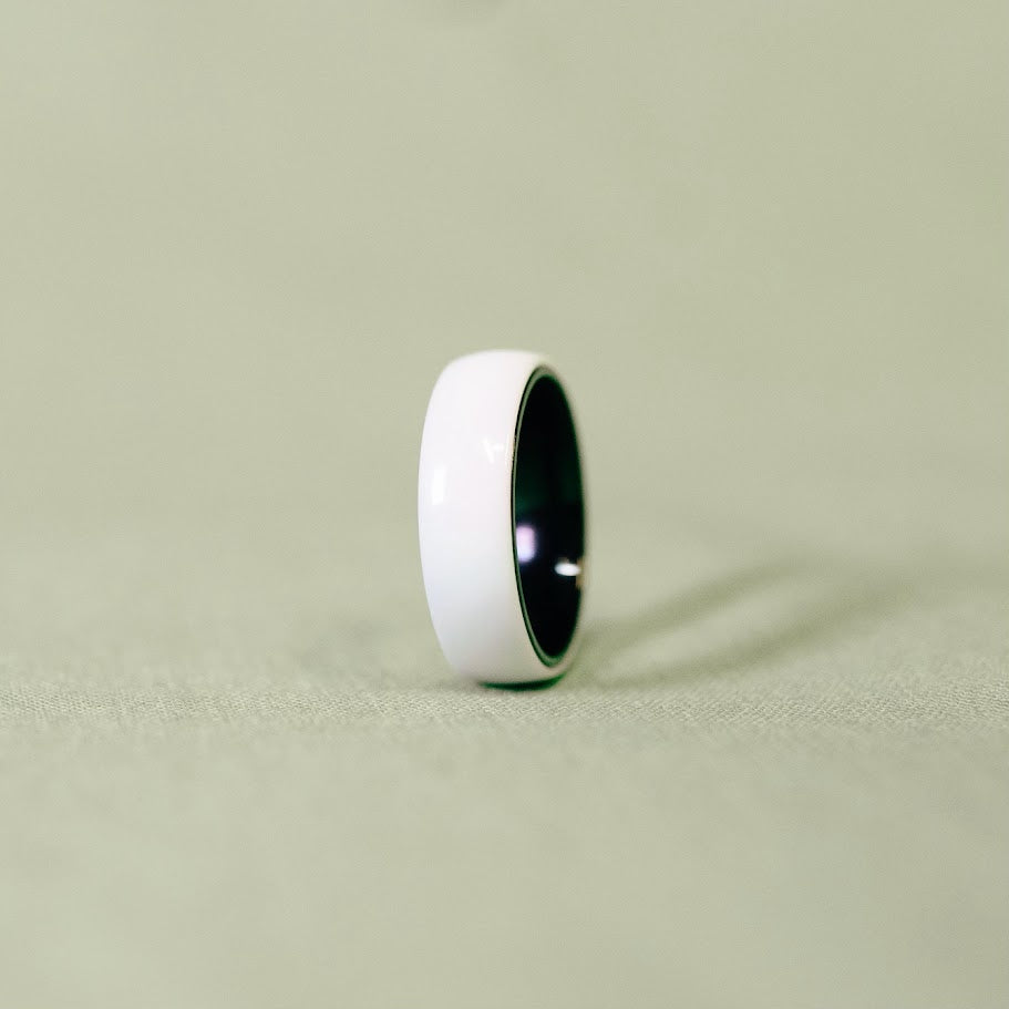 White Magic Ceramic CTR Ring