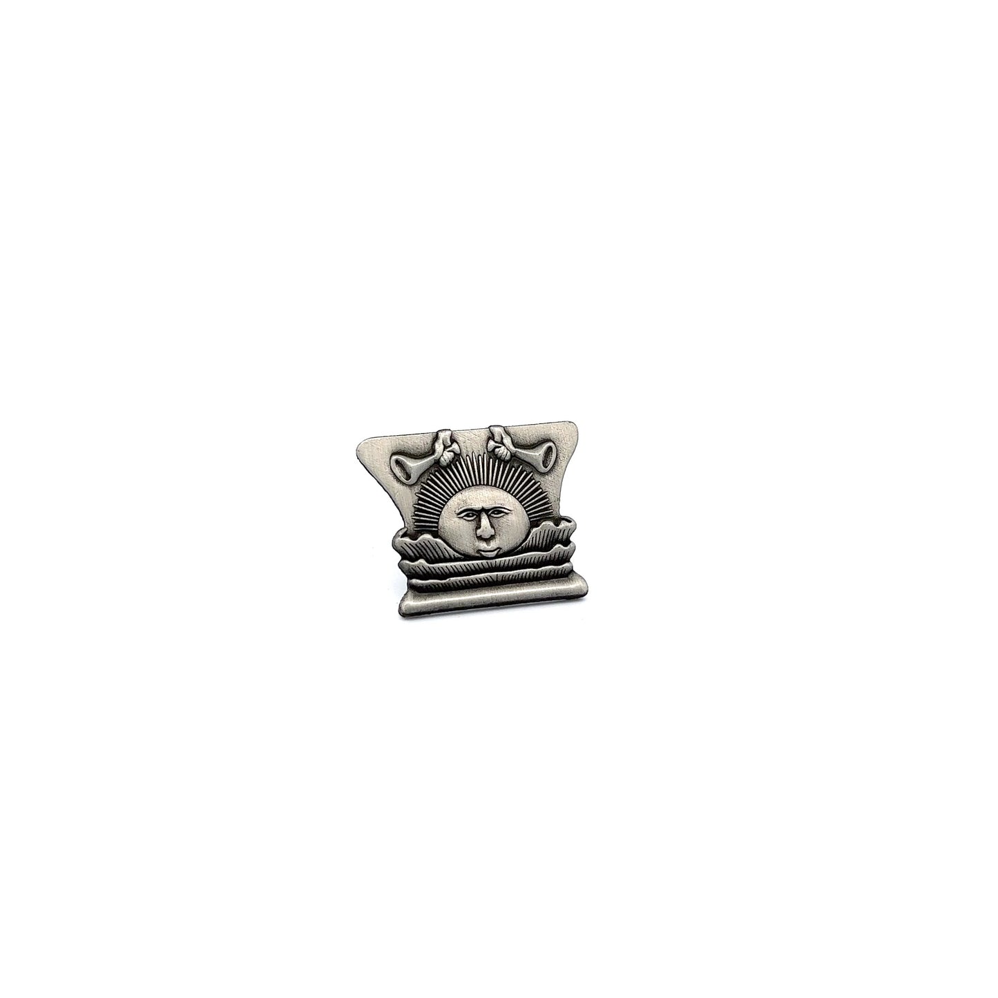 Nauvoo Temple Sunstone Pin | Silver