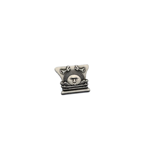Nauvoo Temple Sunstone Pin | Silver