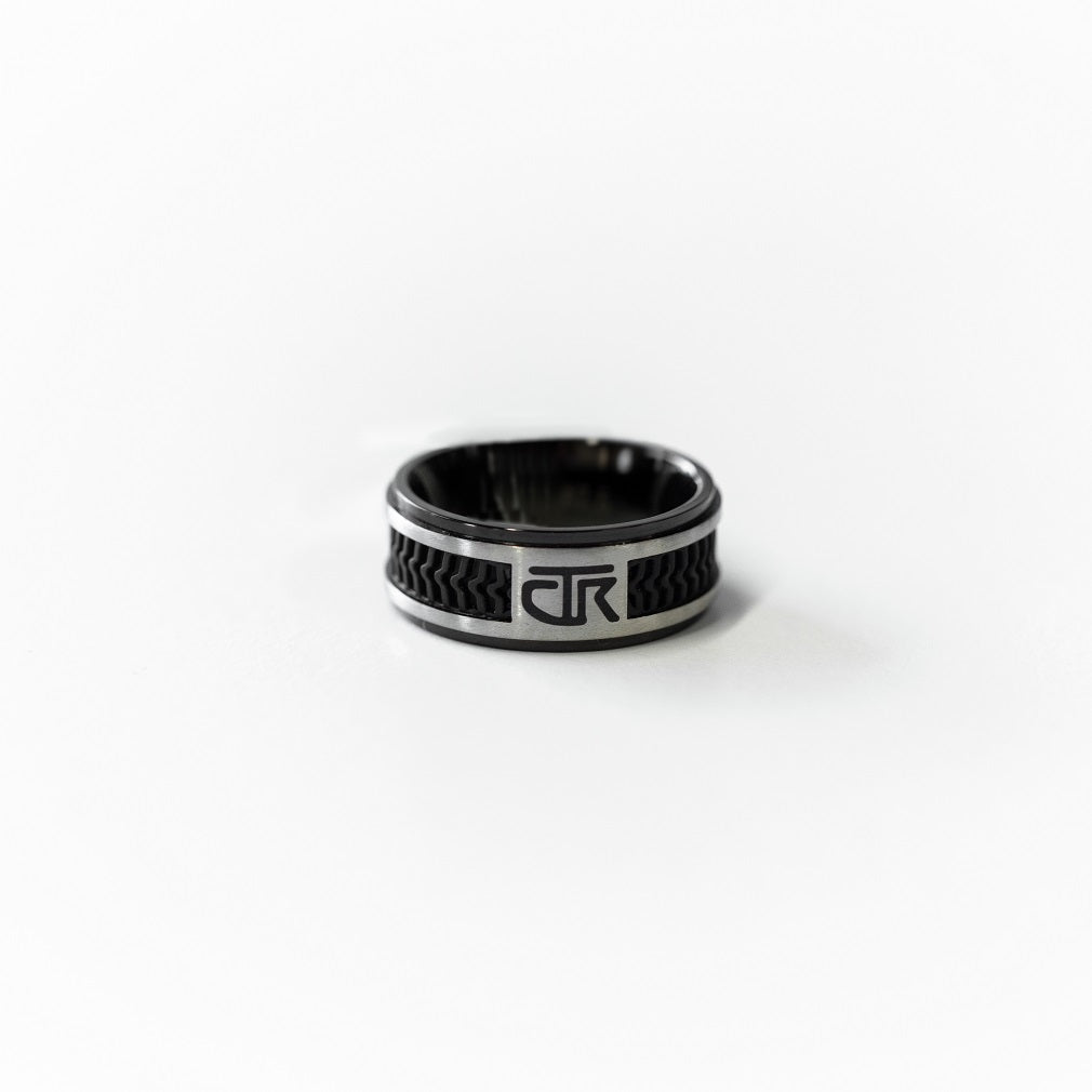 Elements Titanium CTR Ring with Rubber Inlay