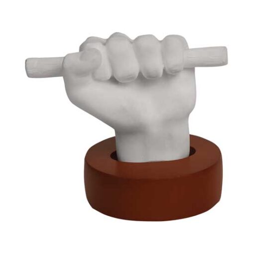 Hold to the Rod Statue 6.5 Inches | White Cultured Marble