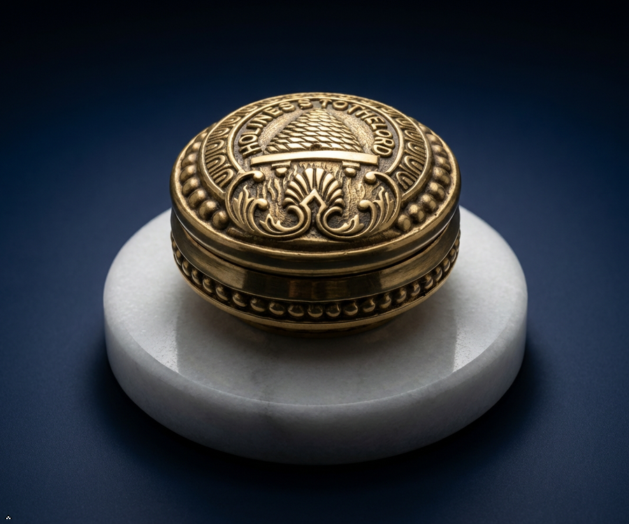 Salt Lake Temple Doorknob Paperweight | Marble Base