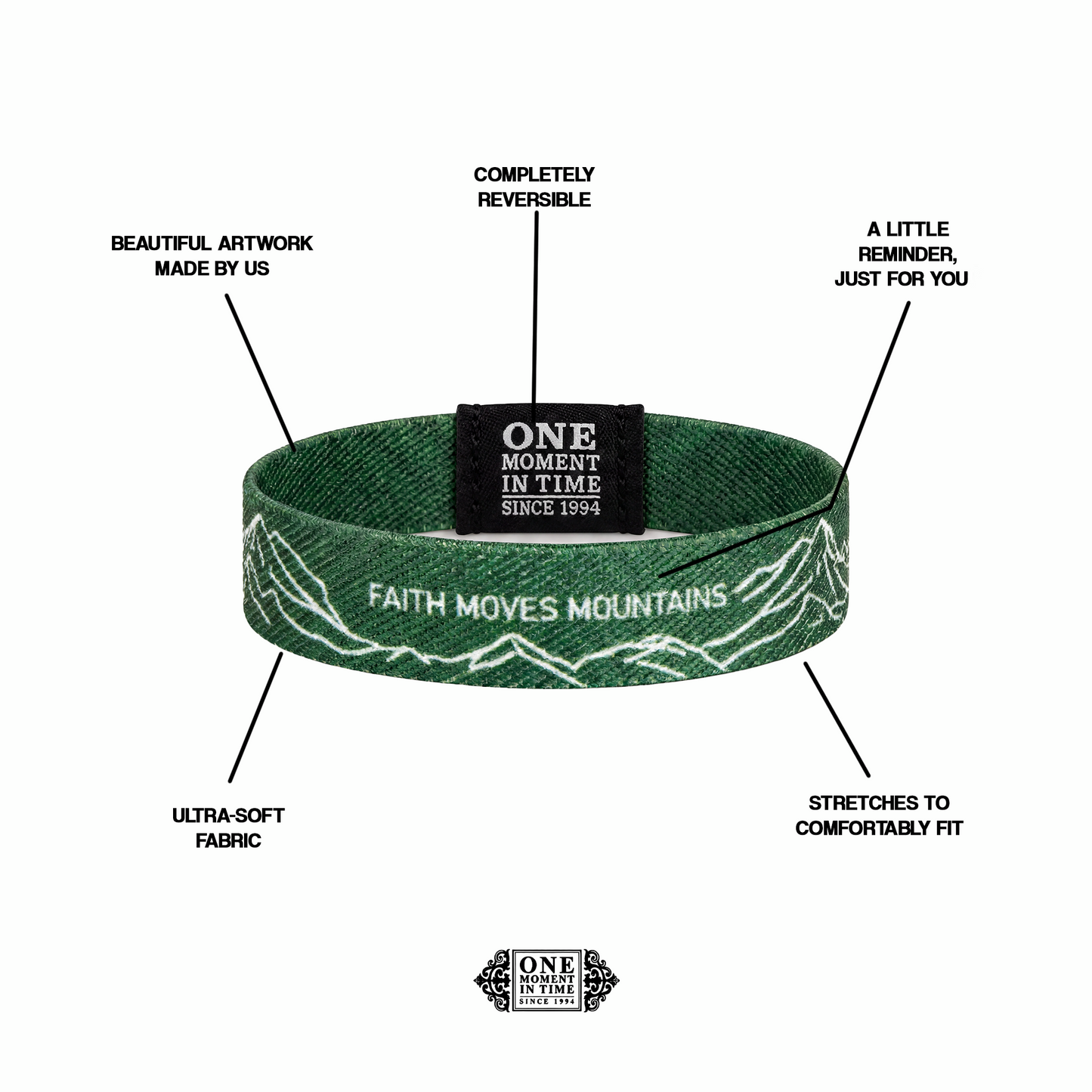 Faith Moves Mountains | Daily Scripture Bracelet