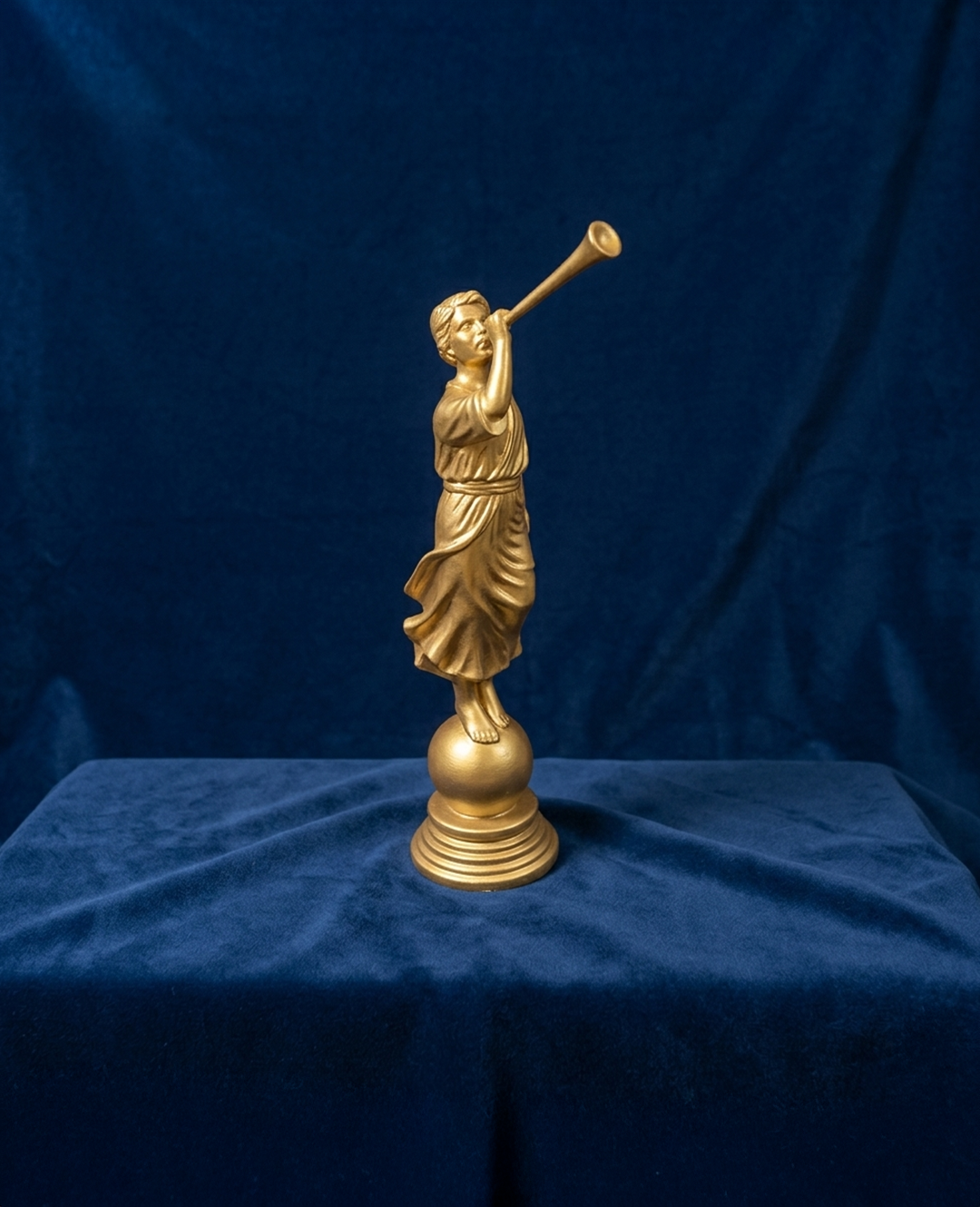 Angel Moroni Statue 15 Inch | Gold Tone
