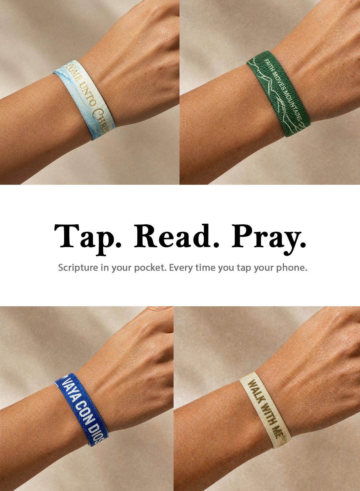 Vaya Con Dios (Go with God) | Daily Scripture Bracelet