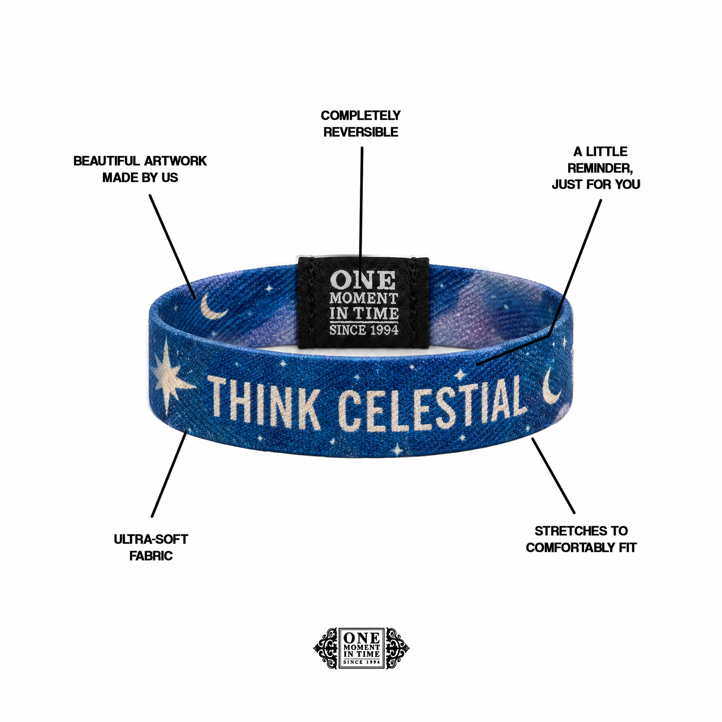 Think Celestial | Daily Scripture Bracelet