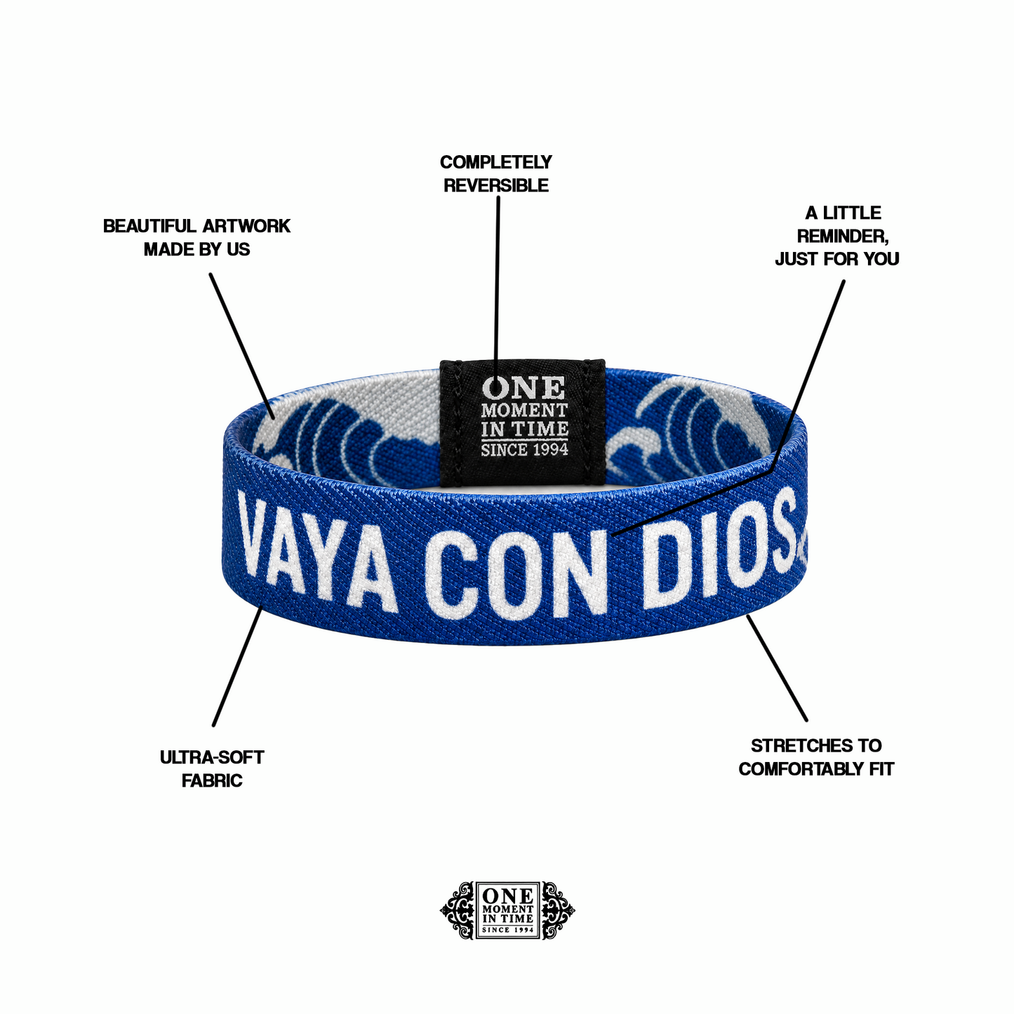 Vaya Con Dios (Go with God) | Daily Scripture Bracelet