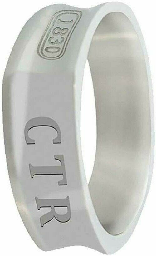 J101R Mormon LDS Unisex CTR Ring Stainless Steel 1830 Round 1-9.5 One Moment In Time