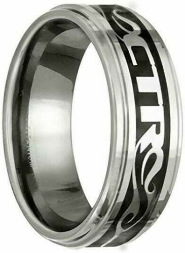 NFUZED Stainless Steel CTR Ring with Carbon Fiber Inlay