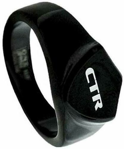 Solo Black Stainless Steel CTR Ring