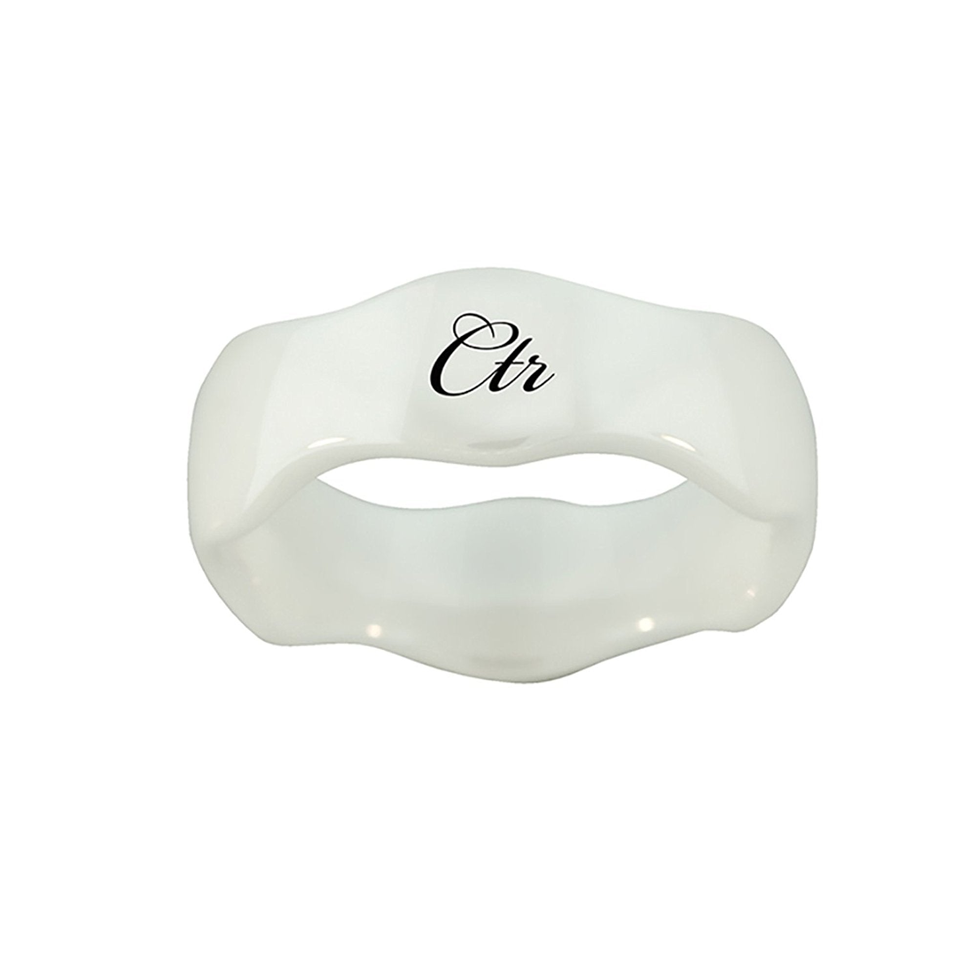 Wave Ceramic CTR Ring – One Moment In Time