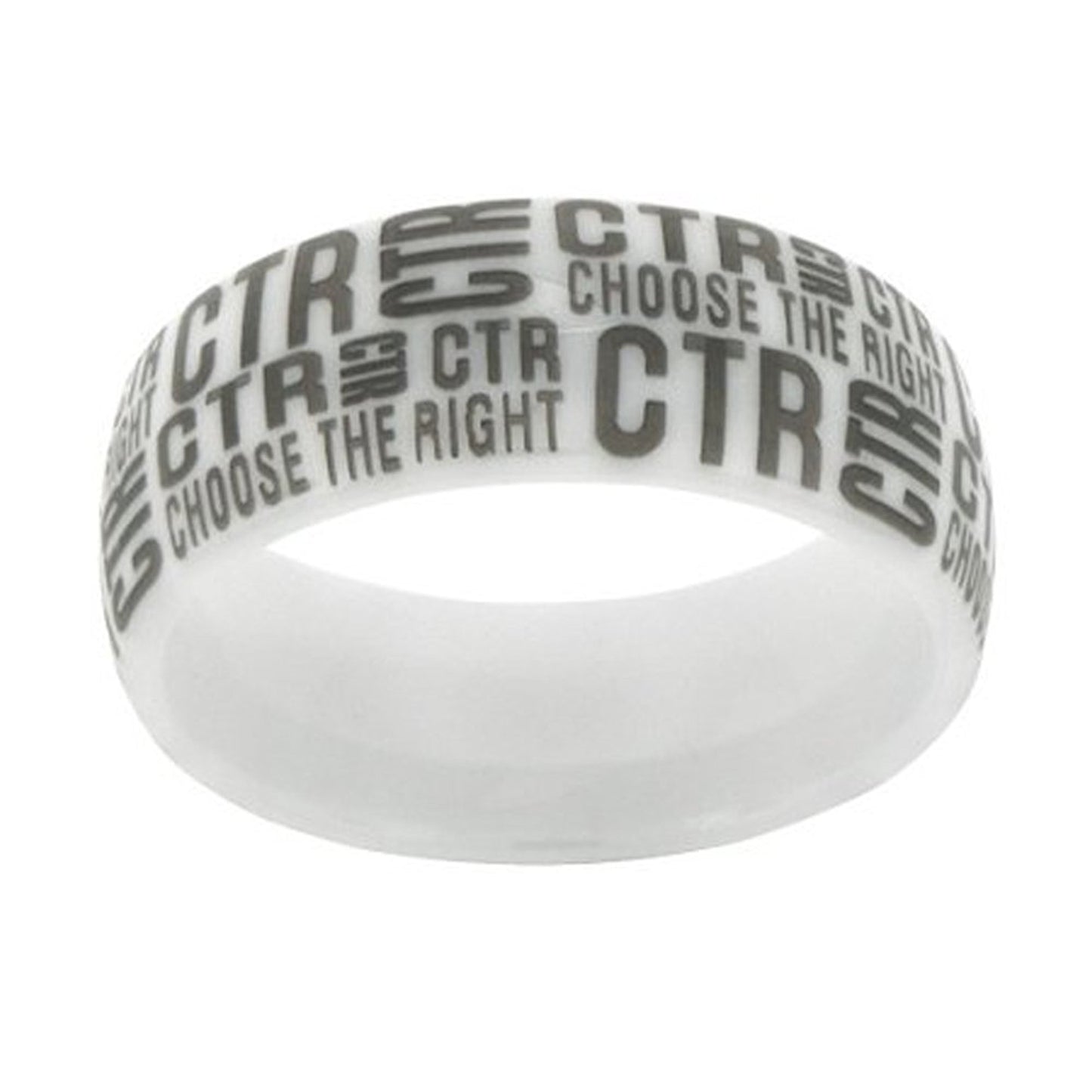 J156 CTR RING Ceramic White Tabloid