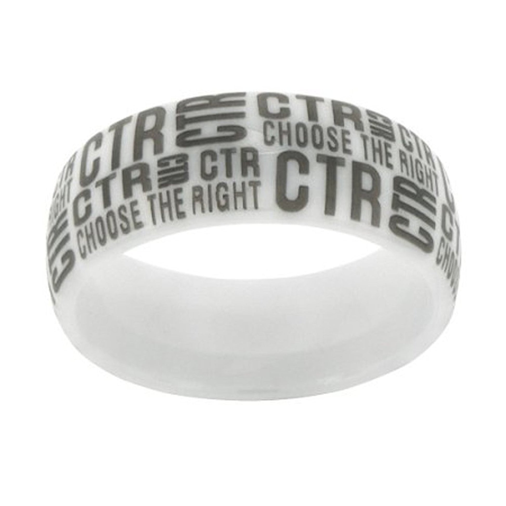 J156 CTR RING Ceramic White Tabloid