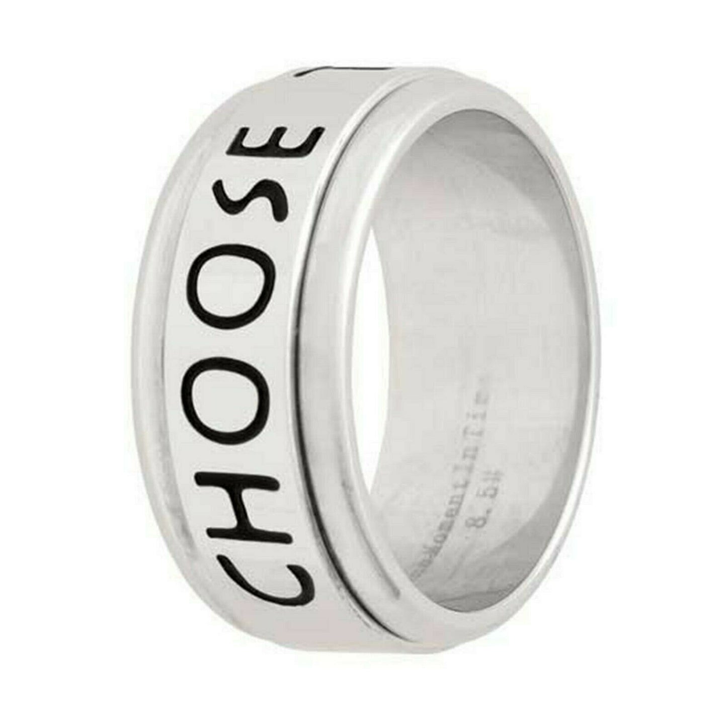 J47W Mormon LDS Unisex CTR Ring Spinner Choose Stainless Steel One Moment In Time