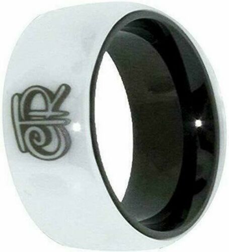 White Magic Ceramic CTR Ring | Wide Fit
