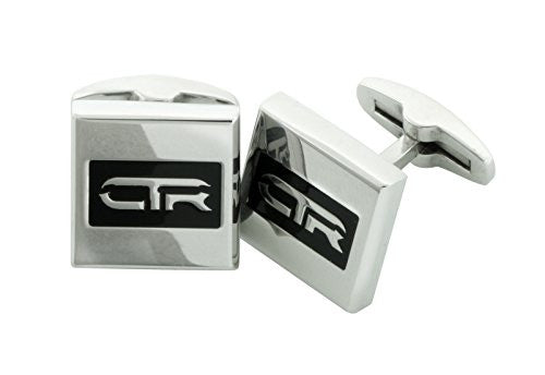 L1 Cufflinks CTR Stainless Steel w/black Antique
