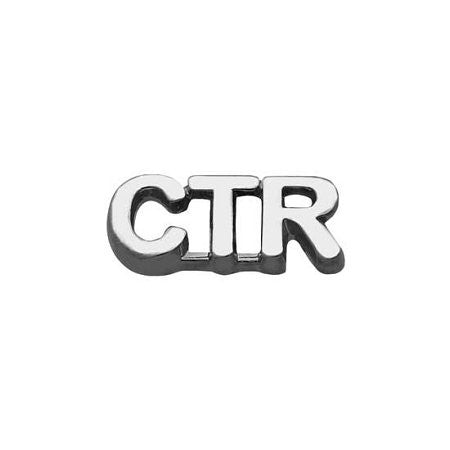 J35S Pin Tie Tack CTR Silver 