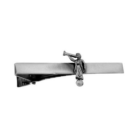 J79AS Tie Bar Angel Moroni Antique Silver 
