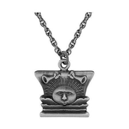 J10 ctr Necklace Nauvoo Temple Sunstone Silver 