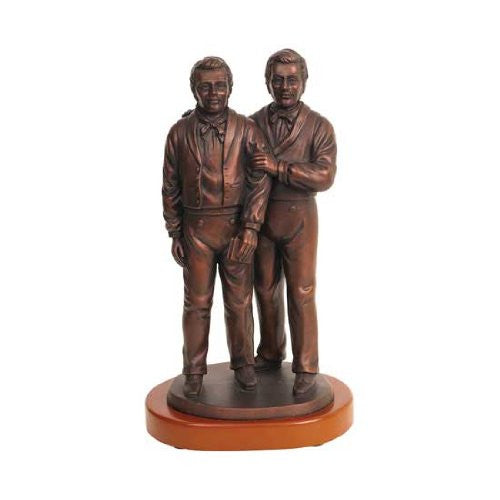 S27w 10" Brothers Joseph & Hyrum with Wood Base