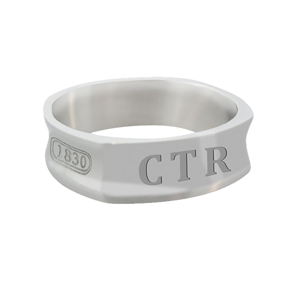 Lds Rings J101R Mormon LDS Unisex CTR Ring Stainless Steel 1830 Round 1-9.5 One ...
