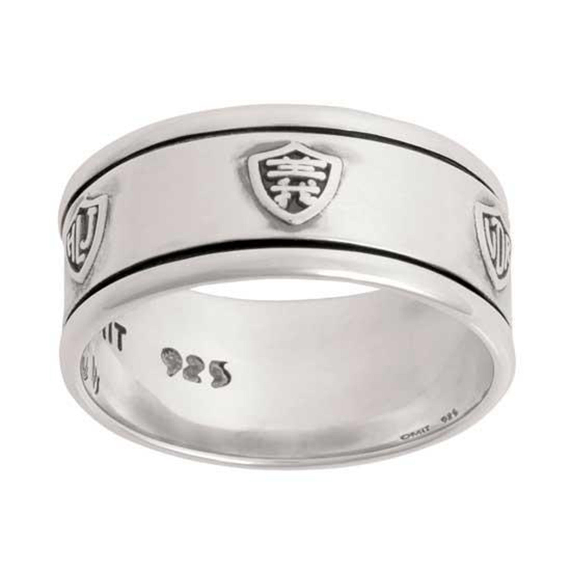 J61 Mormon LDS Unisex CTR Ring Sterling Silver Universal Spinner One M ...