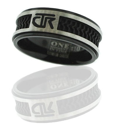 Elements Titanium CTR Ring with Rubber Inlay